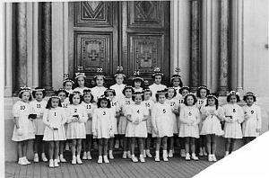 COMMUNIONS ORAN DU PATRONAGE ORAN DE LA JUS SAINT LOUIS  1950 LE 4 MAI